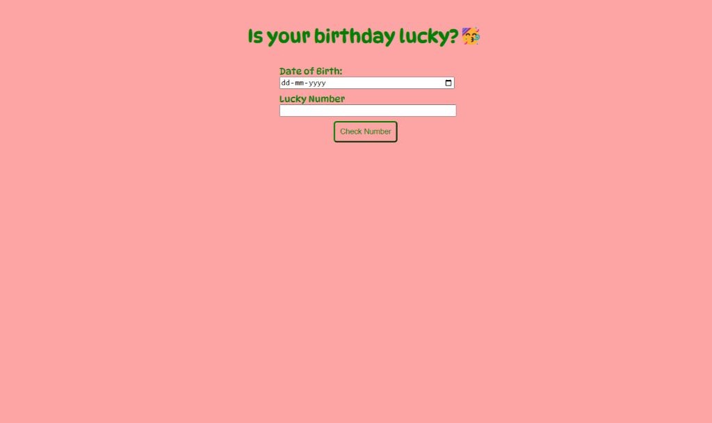 Is your birthday lucky? Image